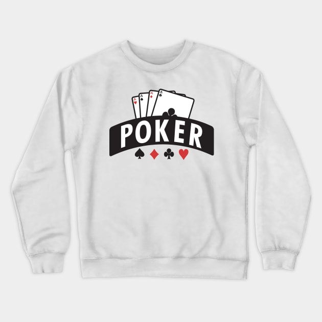 Poker (3) Crewneck Sweatshirt by nektarinchen